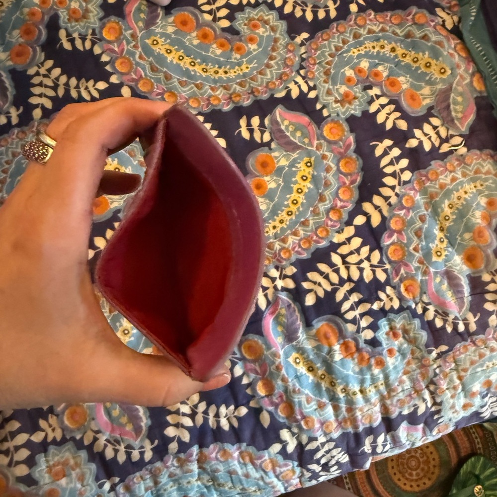 Tory Burch Fuchsia Card Holder - Picture 3 of 8